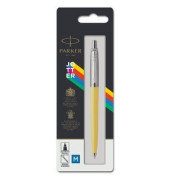 Kuli JOTTER ORIGINALS, nachf., M, Schaft: gelb, Schreibf.: blau