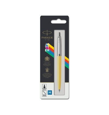 Kuli JOTTER ORIGINALS, nachf., M, Schaft: gelb, Schreibf.: blau