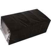 Serviettentasche, Airlaid, 1/8 Falz, 40 x 33 cm, schwarz