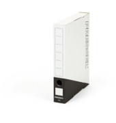 Archivbox, A50, Steckverschluss, A4, 5x26x32cm, weiß