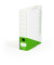 Archivbox, Steckverschluss, A4, 7,5x26x32cm, weiß/dunkelgrün
