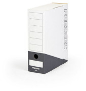 Archivbox, 100 mm, Steckverschluss, 10x26x32cm, weiß/anthrazit