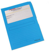 Aktendeckel 224002 Papier, 120 g/m², A4, 22 x 31 cm, blau, intensiv