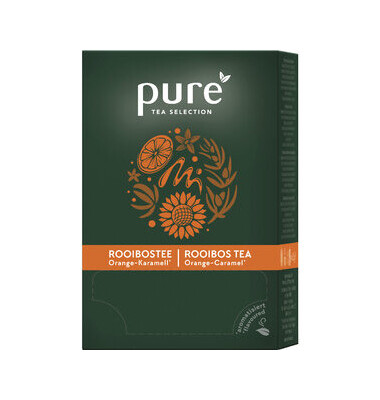 Tee Pure Selection 509949, Rooibos mit Orange- und Karamellgeschmack, in Beuteln