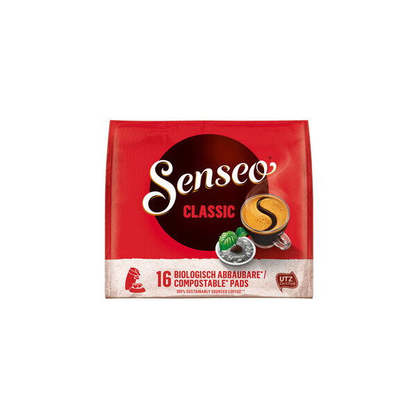 8711000452448 - Kaffeepads Senseo Classic 4051952 16 Stück Pads im Portionsbeutel 8711000452448 16 Stück