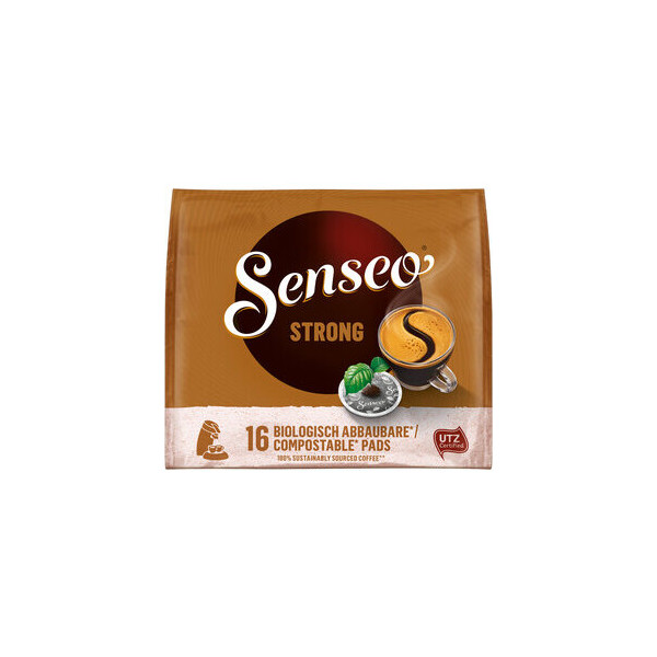 8711000452509 - Kaffeepads Senseo Strong 4051954 16 Stück Pads im Portionsbeutel 8711000452509 16 Stück