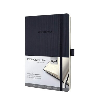 Notizbuch CO309, Conceptum, schwarz, A5, punktiert, 80g, 97 Blatt / 194 Seiten