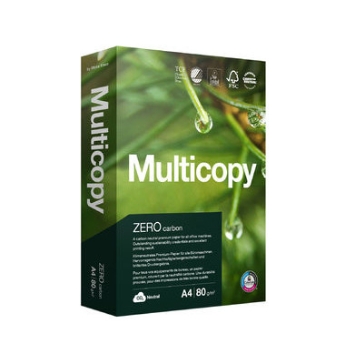 Kopierpapier Zero CO2 2100004938 A4 80g hochweiß 