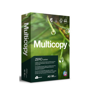 Kopierpapier Zero CO2 2100004936 A3 80g hochweiß 