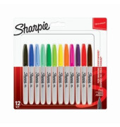 Permanentmarker-Set Fine Point, 2065404, Pack, 12-farbig sortiert, 1mm Rundspitze