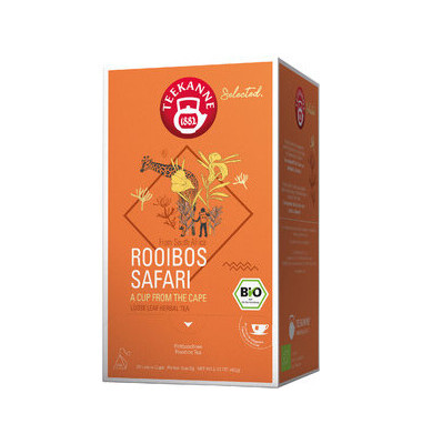 Rooibostee Rooibos Safari, Bio, Beutel aromaversiegelt