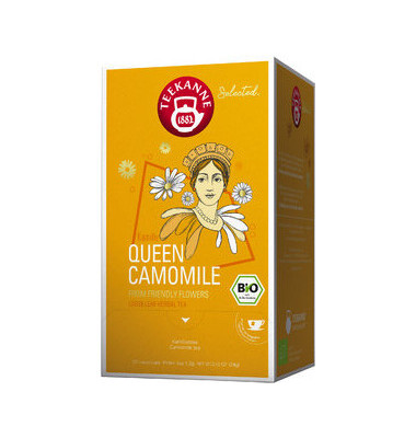 Kräutertee Queen Camomile, Kamille, Beutel aromaversiegelt