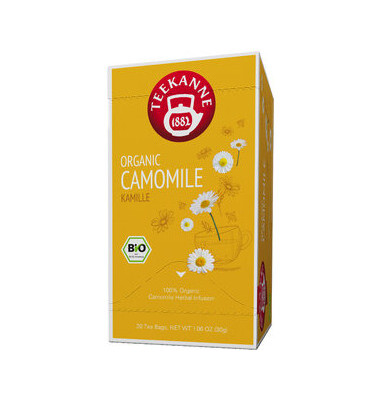 Kräutertee ORGANIC CAMOMILE, Beutel kuvertiert Kräutertee ORGANIC CAMOMILE, Beutel kuvertiert