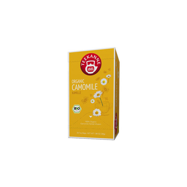 9001475035024 - Teekanne Bio Kamille Kräutertee 20 Teebeutel im Kuvert 2 Entnahmefach displaytauglich 30g
