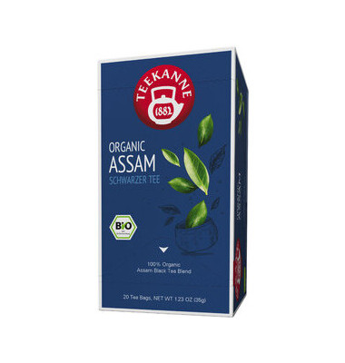 Schwarztee ORGANIC ASSAM, Beutel kuvertiert Schwarztee ORGANIC ASSAM, Beutel kuvertiert