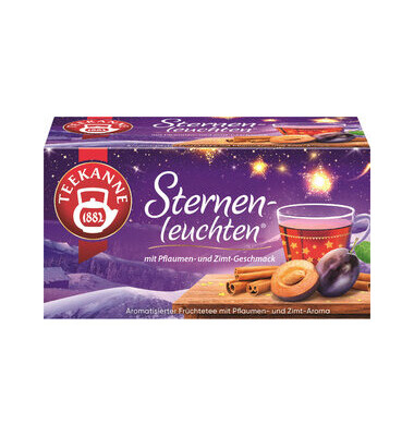 Tee Sternenleuchten 7504, Pflaumen- und Zimt, Beutel