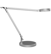 LED-Schreibtischlampe SENZA, metallgrau, mit Standfuß, dimmbar