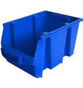 Aufbewahrungsbox, PP, 4 l, 15 x 23,5 x 12,6 cm, blau