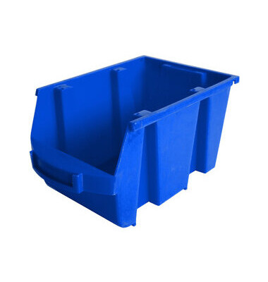 Aufbewahrungsbox, PP, 4 l, 15 x 23,5 x 12,6 cm, blau