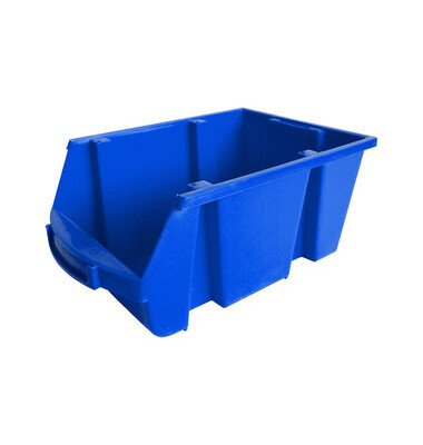 Aufbewahrungsbox, PP, 10 l, 21,5 x 33,5 x 15 cm, blau