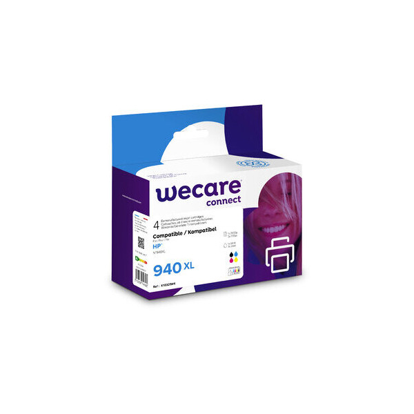 3112539746582 - Druckerpatrone K10321W4 kompatibel zu HP 940XL Multipack schwarz cyan magenta gelb 3112539746582 wecare