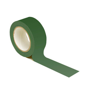 Warnband, PVC, selbstklebend, 50 mm x 33 m, grün