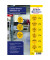 Schild, Corona-Hinweise, sk, permanent, Folie, rund, Ø: 200 mm, gelb