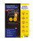 Schild, Corona-Hinweise Gastro, sk, permanent, Folie, rund, &Oslash;: 200 mm