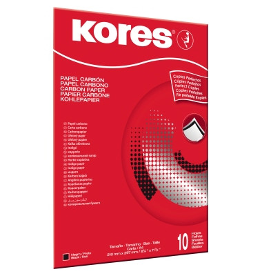 Kohlepapier No.1200 KD78966 A4 10Blatt schwarz