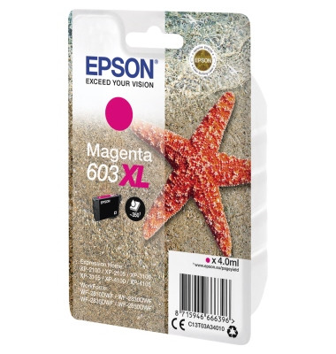 Druckerpatrone 603XL/T03A3 C13T03A34010 (603XL), magenta, ca. 350 Seiten