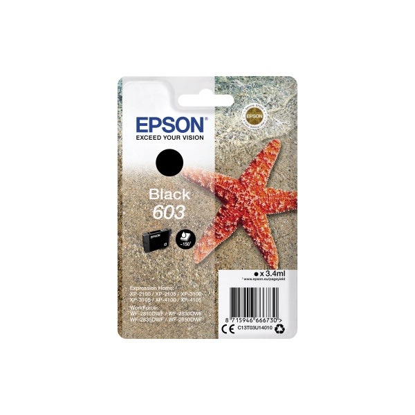 8715946666730 - 603   C13T03U14010 Druckerpatrone Schwarz (C13T03U14010) - Epson