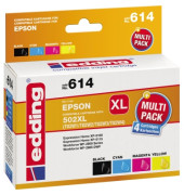 Tintenpatrone 18-614 wie Epson 502XL sw/c/m/y 4 St./Pack.