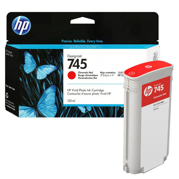 0725184104633 - Hp F9K00A Original Druckerpatrone 745 Chromatic rot für Z2600 Z5600 (F9K00A) - Hewlett Packard