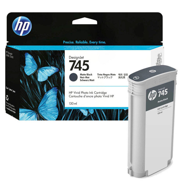 0725184104626 - Hp F9J99A Original Druckerpatrone 745 Mattschwarz für Z2600 Z5600 (F9J99A) - Hewlett Packard
