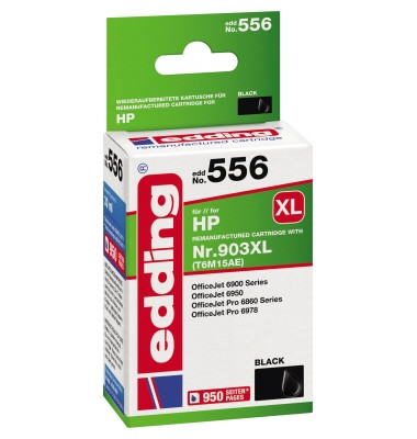 Druckerpatrone EDD-556 18-556 (kompatibel zu HP 903XL), schwarz, ca. 950 Seiten