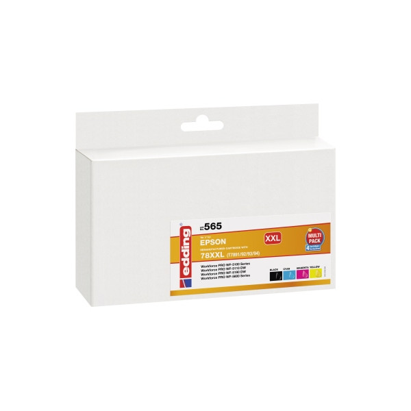 4057305034649 - Druckerpatrone 18-565 kompatibel zu Epson T78XXL Multipack schwarz cyan magenta gelb 4057305034649 4 Stück