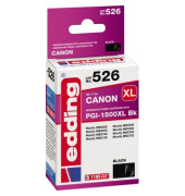 Druckerpatrone EDD-526 18-526 (kompatibel zu Canon PGI-1500XL BK), schwarz, ca. 1085 Seiten