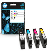 Druckerpatrone 912 6ZC74AE (kompatibel zu HP OfficeJet Pro 8012), schwarz/cyan/magenta/gelb, ca. 1x 300, 3x 315 Seiten