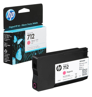 Druckerpatrone 712 3ED68A (712), magenta