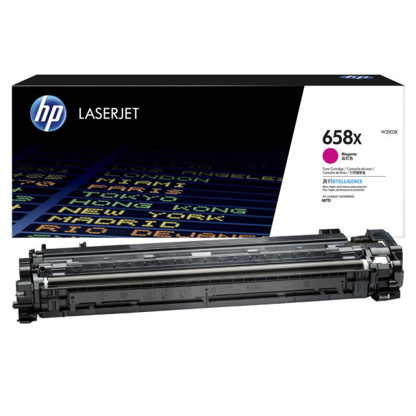 0192545650755 - Hewlett Packard - hp 658X Magenta Original LaserJet Tonerkartusche mit hoher Reichweite
