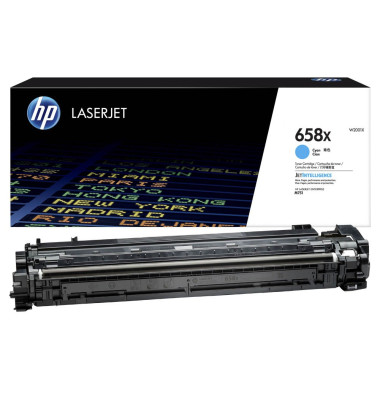 Toner W2001X (658X), cyan, ca. 28000 Seiten