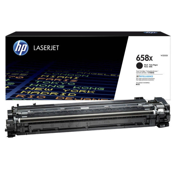 0192545650724 - Hewlett Packard - hp 658X Schwarz Original LaserJet Tonerkartusche mit hoher Reichweite
