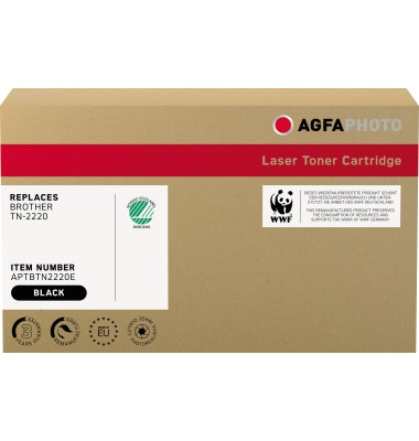 Toner APTBTN2220E schwarz ca 2600 Seiten kompatibel zu TN-2220