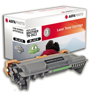 Toner APTBTN3512E schwarz ca 12000 Seiten kompatibel zu TN-3512