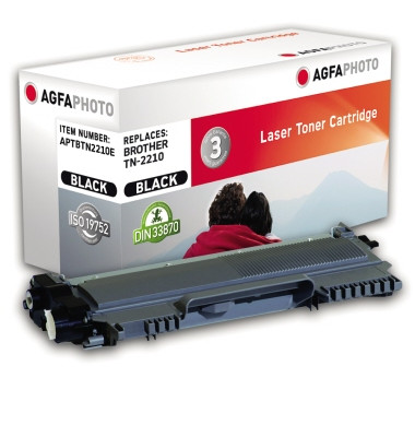 Toner APTBTN2210E schwarz ca 1200 Seiten kompatibel zu TN-2210