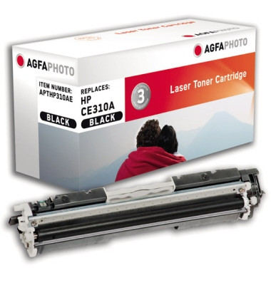 Toner APTHP310AE schwarz 1200 Seiten kompatibel zu CE310A 126A Toner APTHP310AE schwarz 1200 Seiten kompatibel zu CE310A 126A