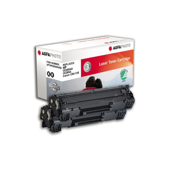 4250164849489 - AgfaPhoto - 2er-Pack - Schwarz - compatible - Tonerpatrone - für Canon i-SENSYS LBP6020 LBP6030 HP LaserJet Pro M1132 M1136 P1102 P1104 P1108 P1109 4250164849489 - AgfaPhoto - 2er-Pack - Schwarz - compatible - Tonerpatrone - für Canon i-SENSYS LBP6020 LBP6030 HP LaserJet Pro M1132 M1136 P1102 P1104 P1108 P1109
