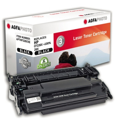 Toner APTHP226XXE schwarz 18000 Seiten kompatibel zu CF226X 26X Toner APTHP226XXE schwarz 18000 Seiten kompatibel zu CF226X 26X