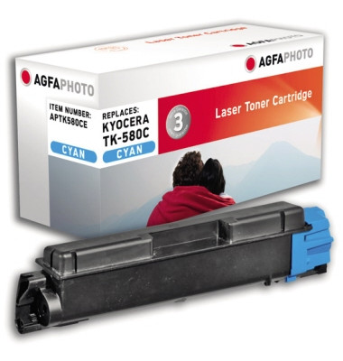 Toner APTK580CE wie Kyocera TK-580C cyan Toner APTK580CE wie Kyocera TK-580C cyan
