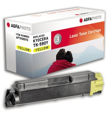 Toner APTK590YE wie Kyocera TK-590Y gelb